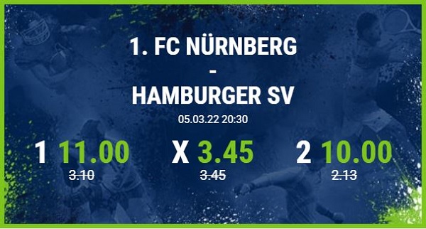 nürnberg hsv wette quote bet at home zweite bundesliga quote