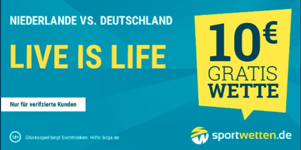 Sportwetten.de Promo zu Holland - Deutschland