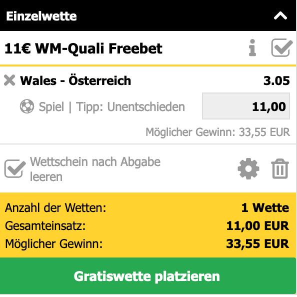 interwetten gutschein code freiwette wm qualifikation wales oesterreich