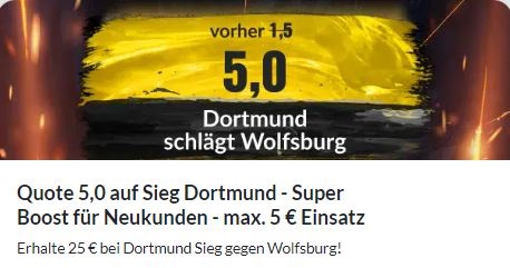 bildbet boost quotenboost dortmund wolfsburg sieg odds boost