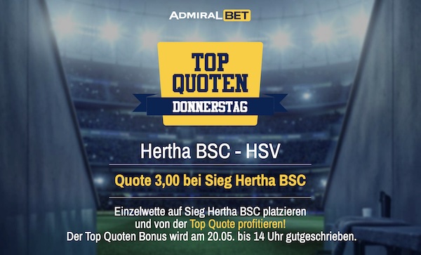 Hertha HSV ADMIRALBET