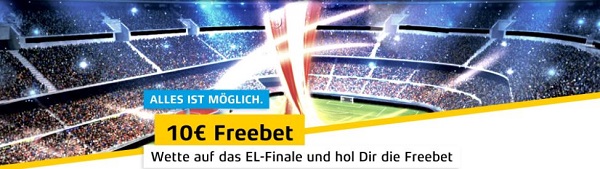 Merkur Sports hat zum EL-finale eine Freebet parat