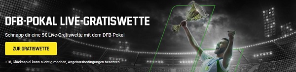 Wette bei Unibet auf den DFB Pokal Freiburg gegen Leipzig