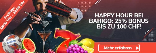 Bahigo Happy Hour Einzahlungsbonus