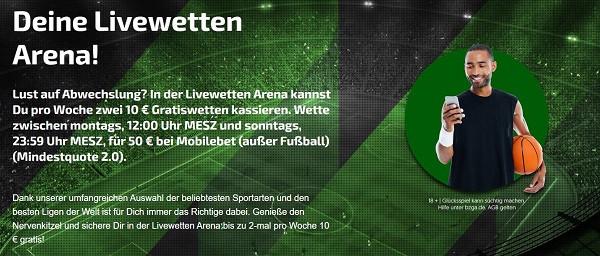 Mobilebet Wette mit Sportwetten Tipps bringen Gratiswette