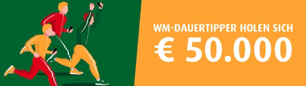Jeden Tag bei tipp3 wetten und am 50.000€ Preispool partizipieren!