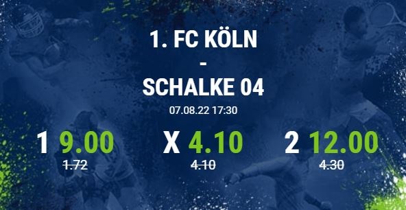 Bet at home mit Quotenboost bei Köln gegen Schalke