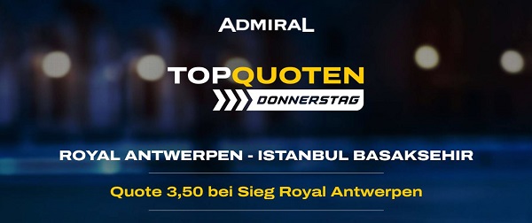 Top Quoten Donnerstag Admiralbet Admiral Quote