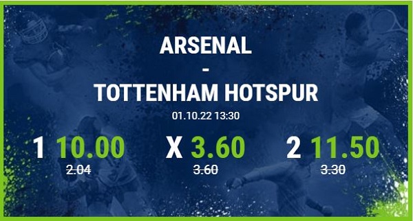 Arsenal gegen Tottenham zum North London Derby bei Bet at home