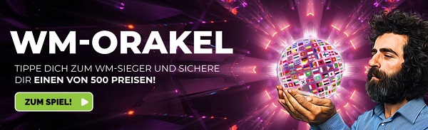 WM Orakel bei Happybet mit tollen Gewinnchancen zu Katar 2022