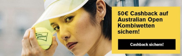 Interwetten Cashback Wette Australian Open