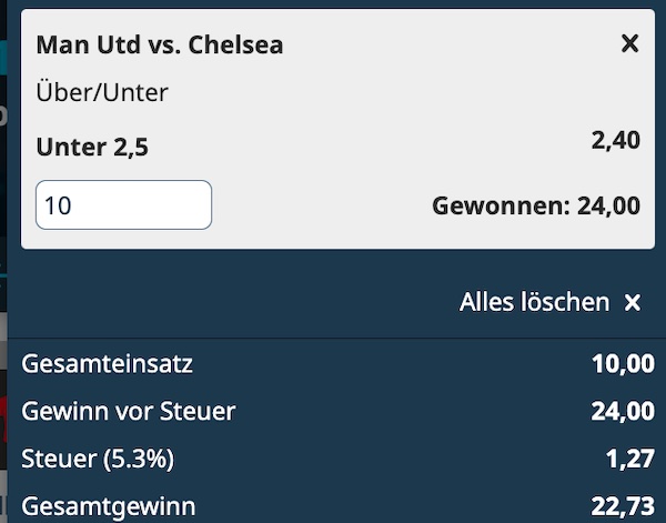 Premier League Tipp für deinen Chillybets Bonus