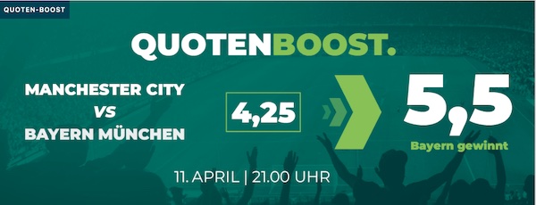 City Bayern Wetten mit Happybet Quotenboost!