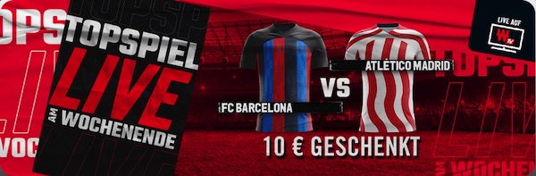 winamax topspiel live fc barcelona atletico madrid freiwette