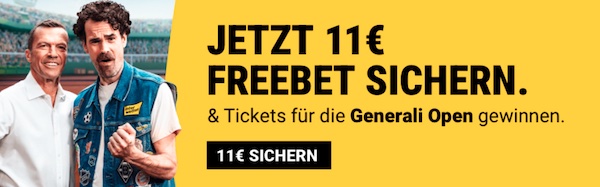 11€ Freebet von Interwetten zu den French Open 2024!