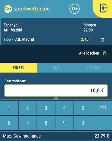 La Liga Wette bei sportwetten.de