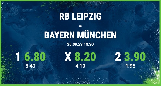 Bet at Home verdoppelt Match Odds Quoten zu Leipzig vs. Bayern!