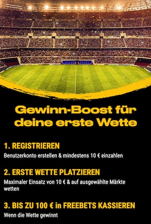Quotenboost bei Bwin