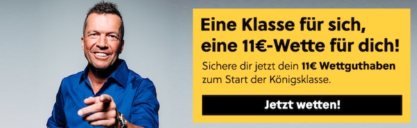 Interwetten Code CL23 bringt dir 11€ ohne Einzahlung!