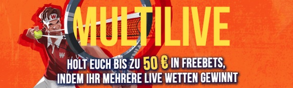 Bis zu 50€ in Freiwetten bei der Winamax Tennis Aktion!