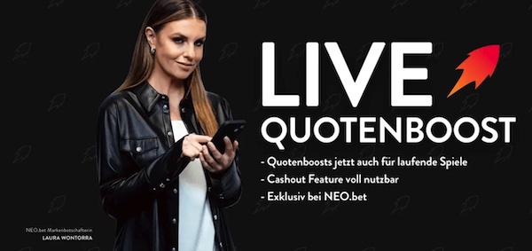 Live-Quotenboosts bei NEO.bet