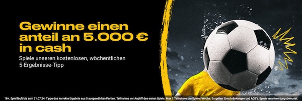 Bwin Fünfervolltreffer