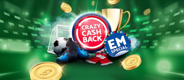 Crazybuzzer: Sicher dir bis zu 25€ Cashback für deine Wetten auf die EM-Quali Playoffs