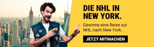 11€ EIshockey Freebet wartet bei Interwetten + Chance auf eine NHL Reise