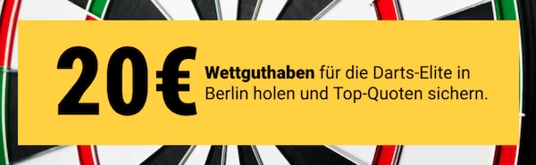 Interwetten gratis Guthaben zur Premier League Darts in Berlin