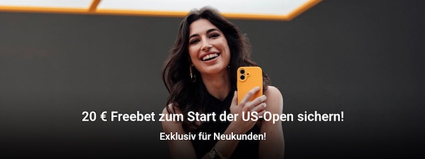 Bei Interwetten anmelden und 20€ Gratiswette für die US Open kassieren